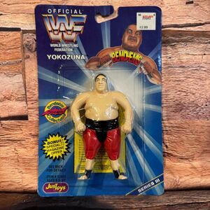 Just Toys Yokozuna WWF Bend-Ems Series III Action Figure 5 Inch Vintage 1996